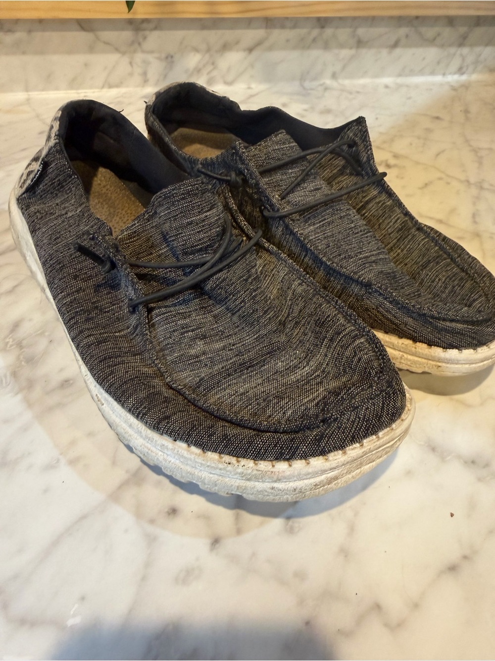 Hey Dude Women’s Slip-On Flats in Charcoal